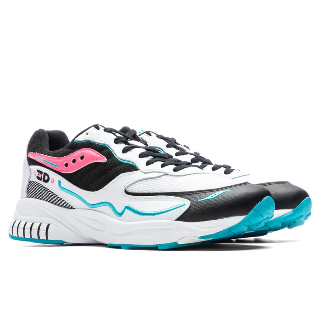 3rd Grid Hurricane - White/Black/Pink