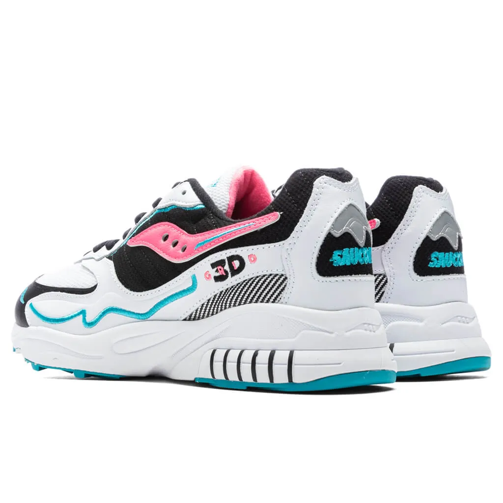 3rd Grid Hurricane - White/Black/Pink