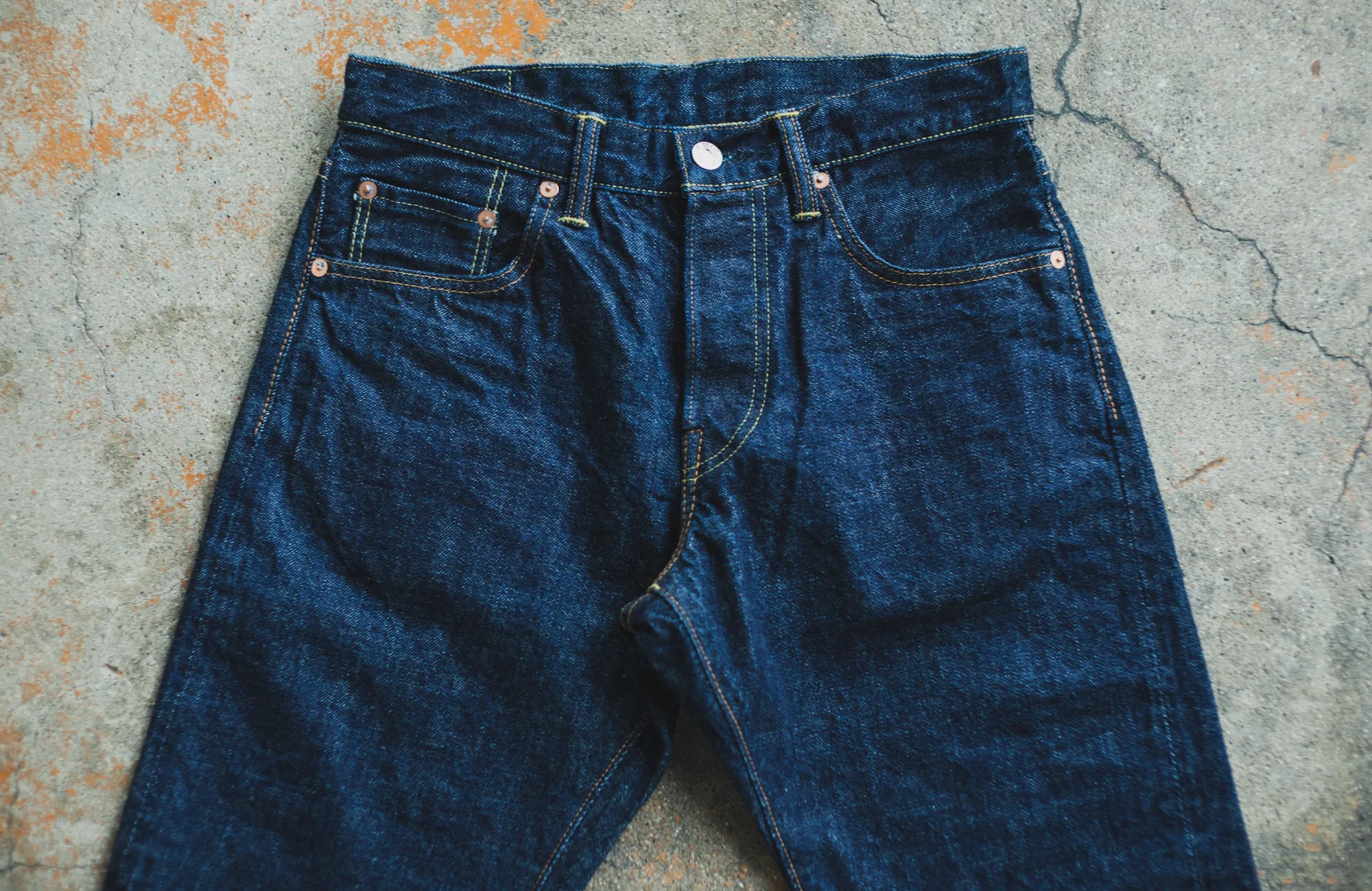 50's Slim Jeans T/ One-Wash