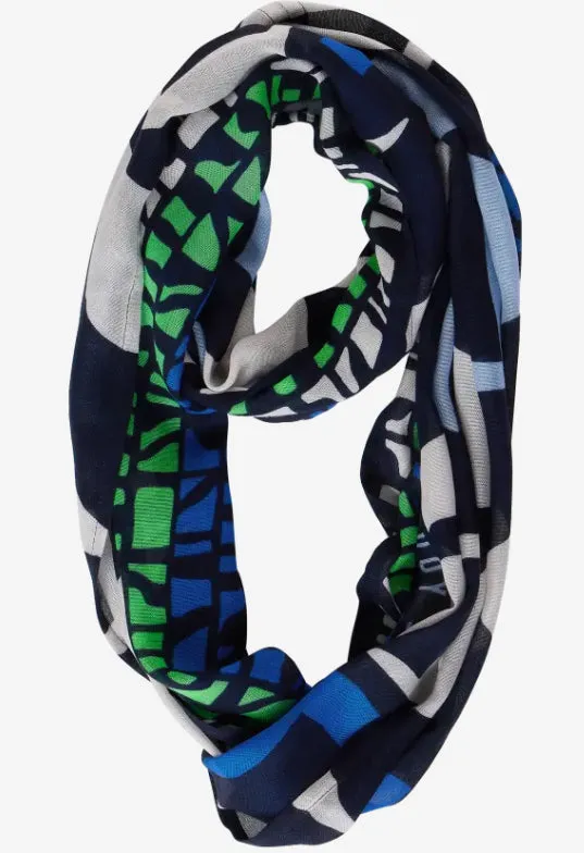 572384- Colour Print Loop Scarf - Street One