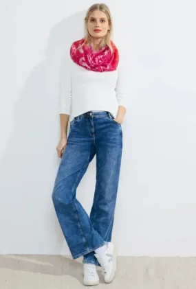 572395- Pink Loop Scarf - Cecil