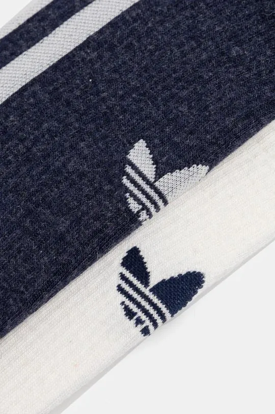 adidas Originals wool blend socks 2-pack navy blue color IX7613