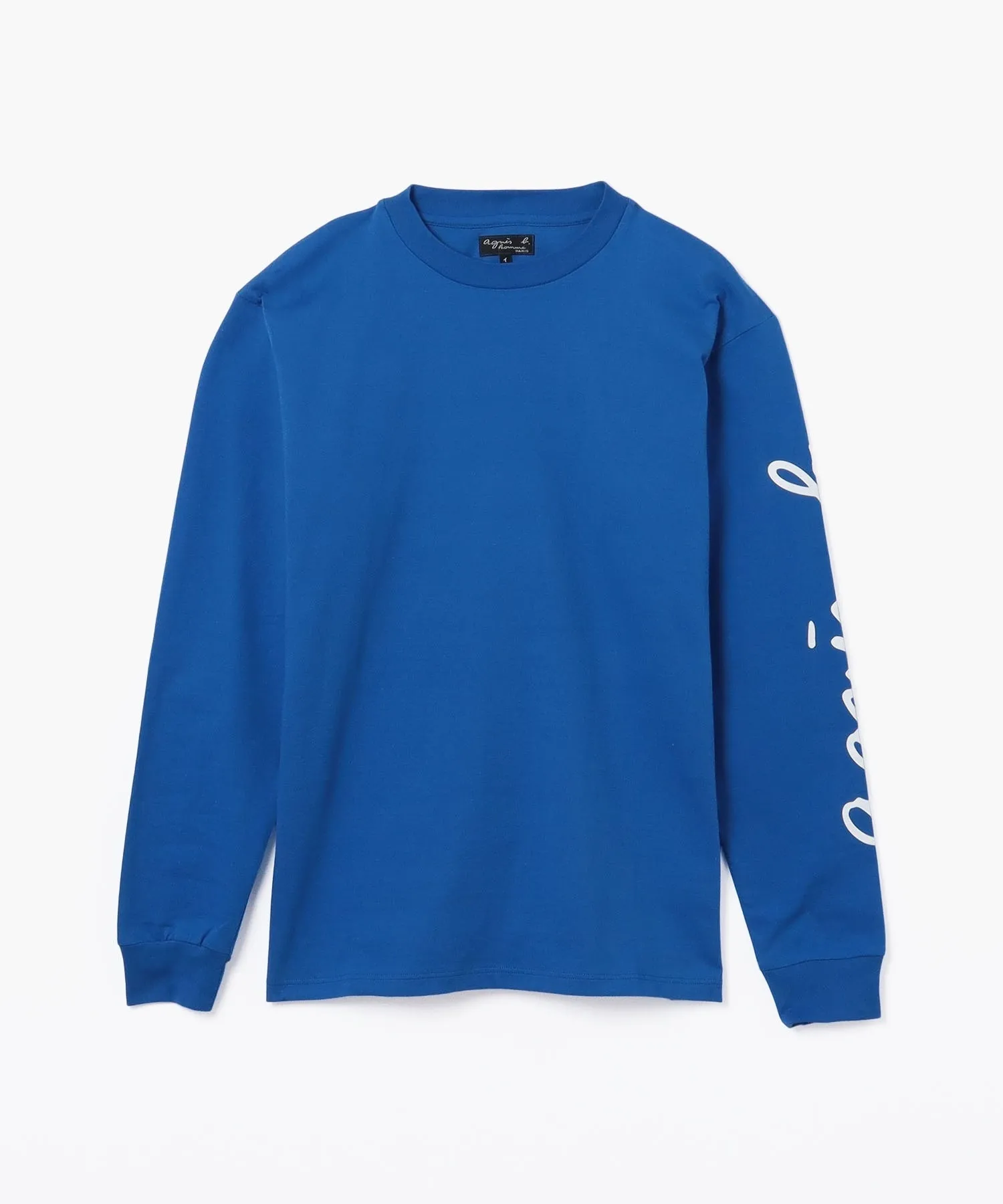 Agnes b  |Long Sleeves Plain Logos on the Sleeves Long Sleeve T-shirt