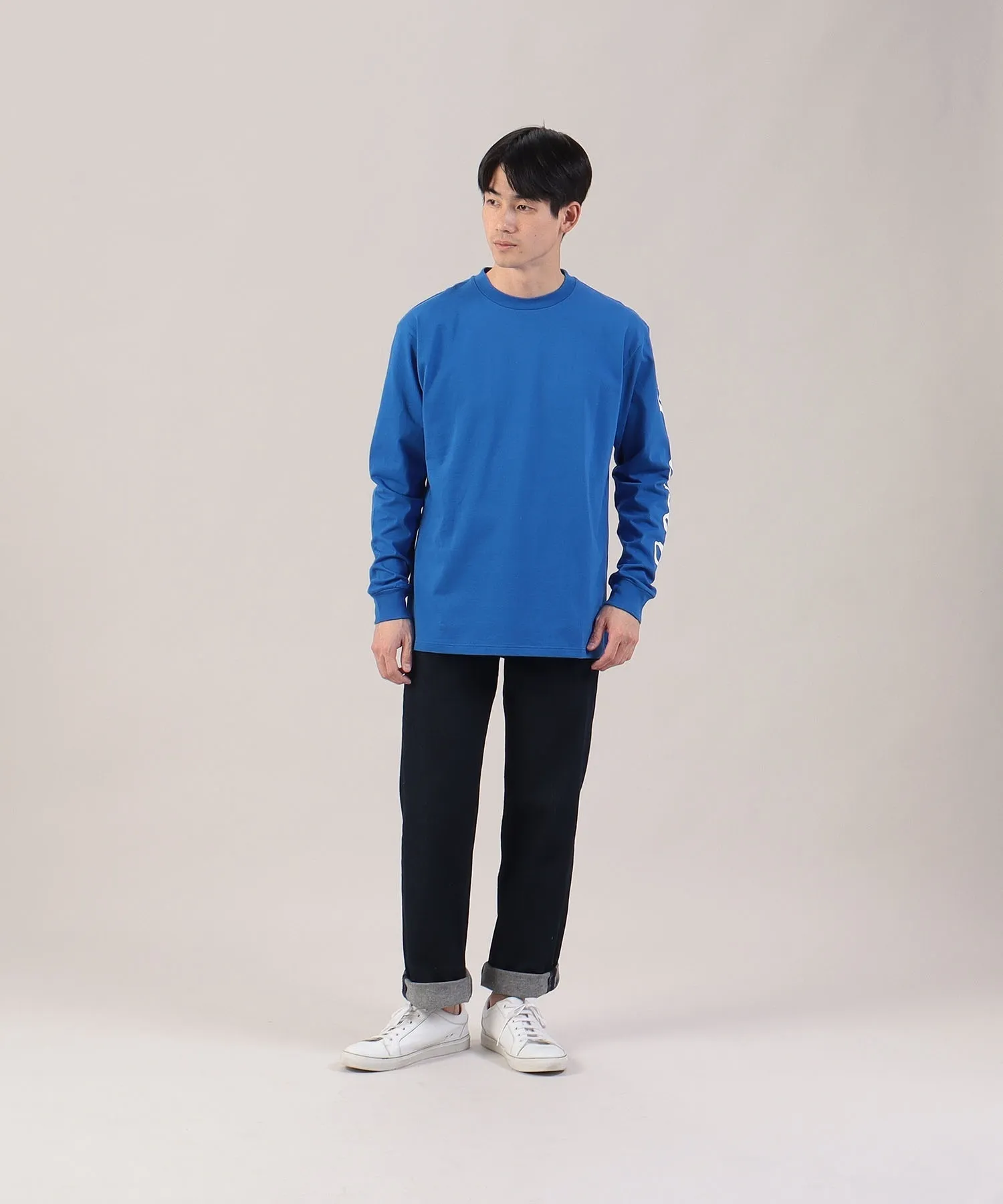 Agnes b  |Long Sleeves Plain Logos on the Sleeves Long Sleeve T-shirt