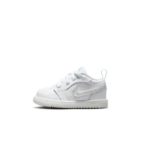 Air Jordan 1 Low Glitter Swoosh - Toddler's