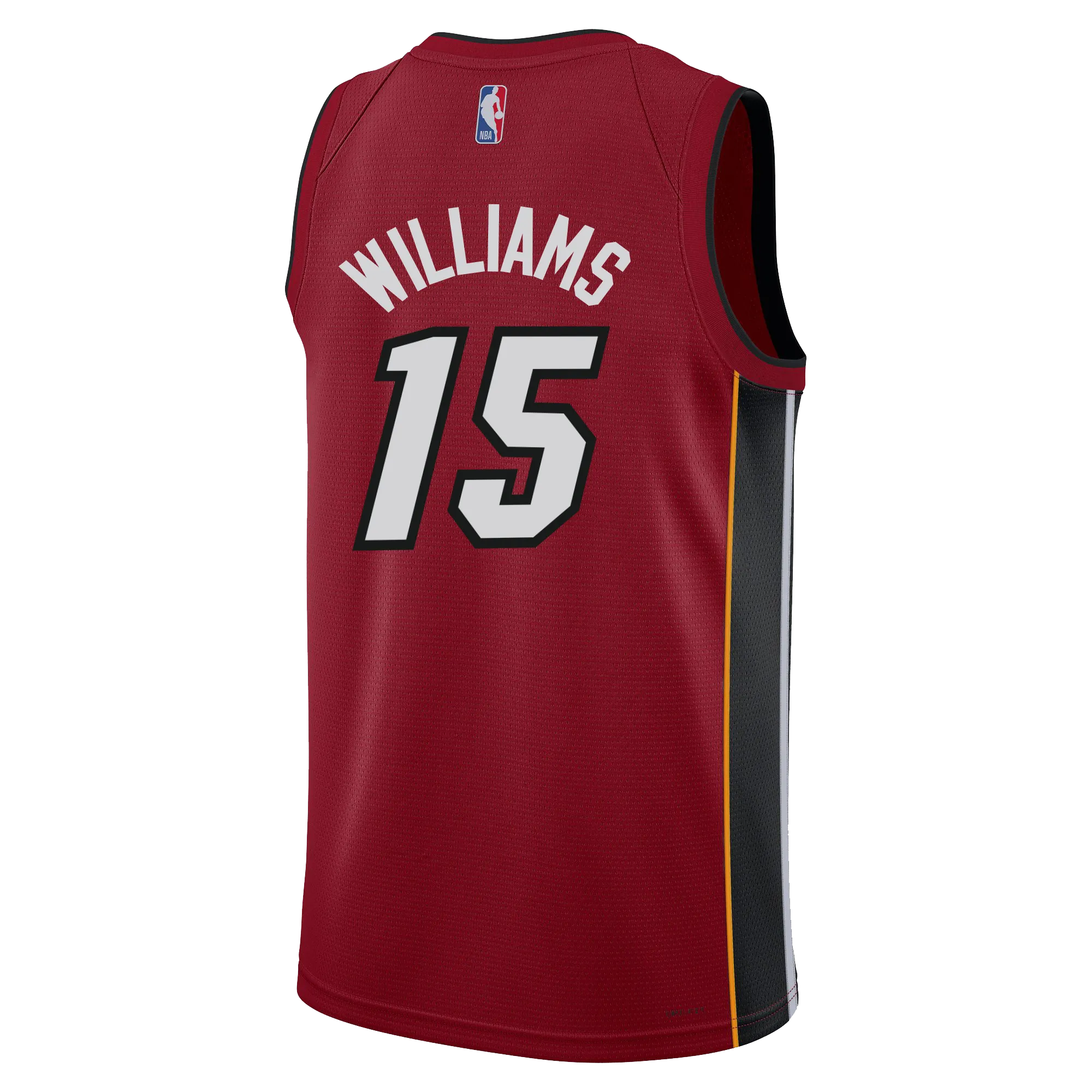 Alondes Williams Nike Jordan Brand Miami HEAT Statement Red Swingman Jersey