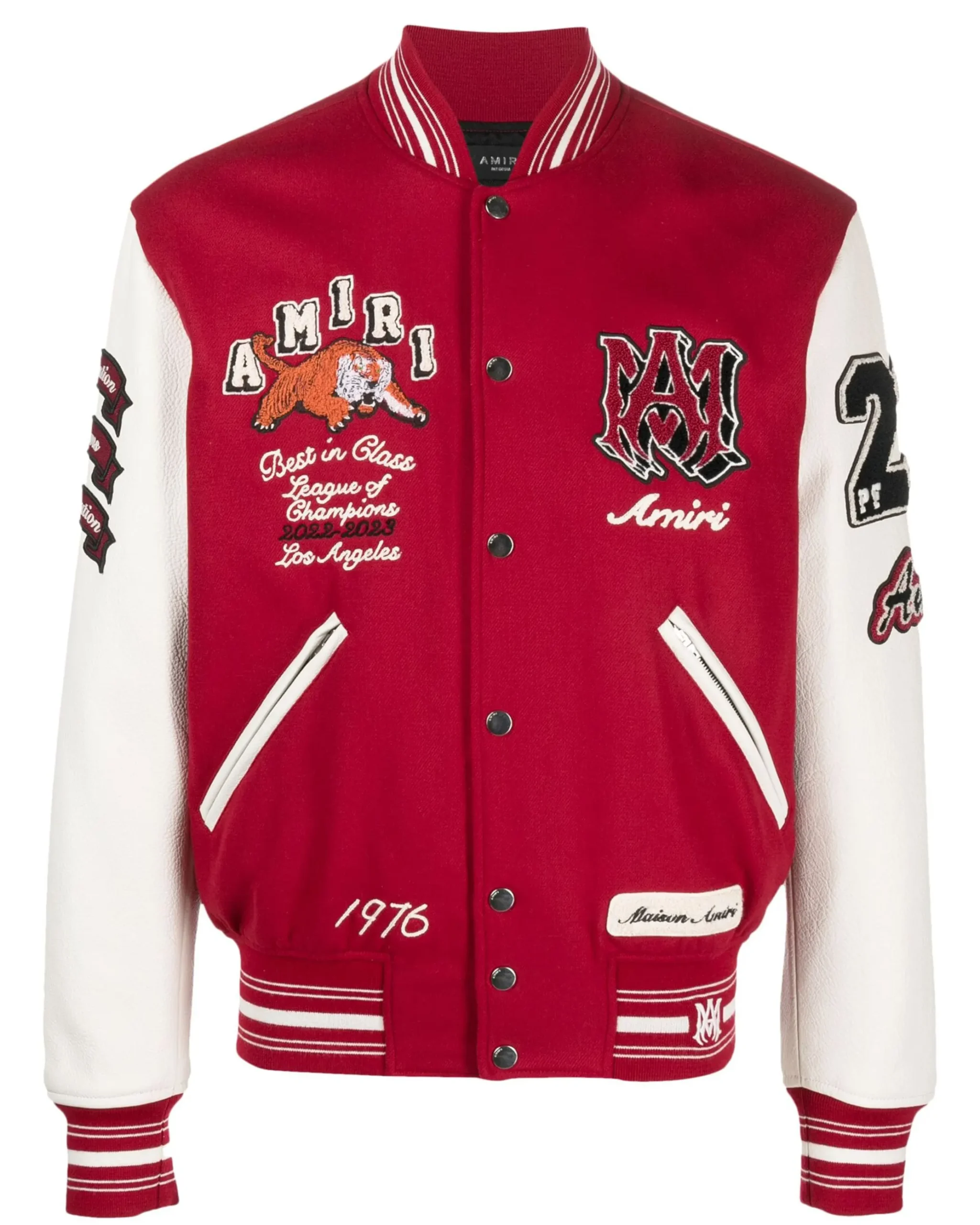 Amiri Red Varsity Jacket - William Jacket