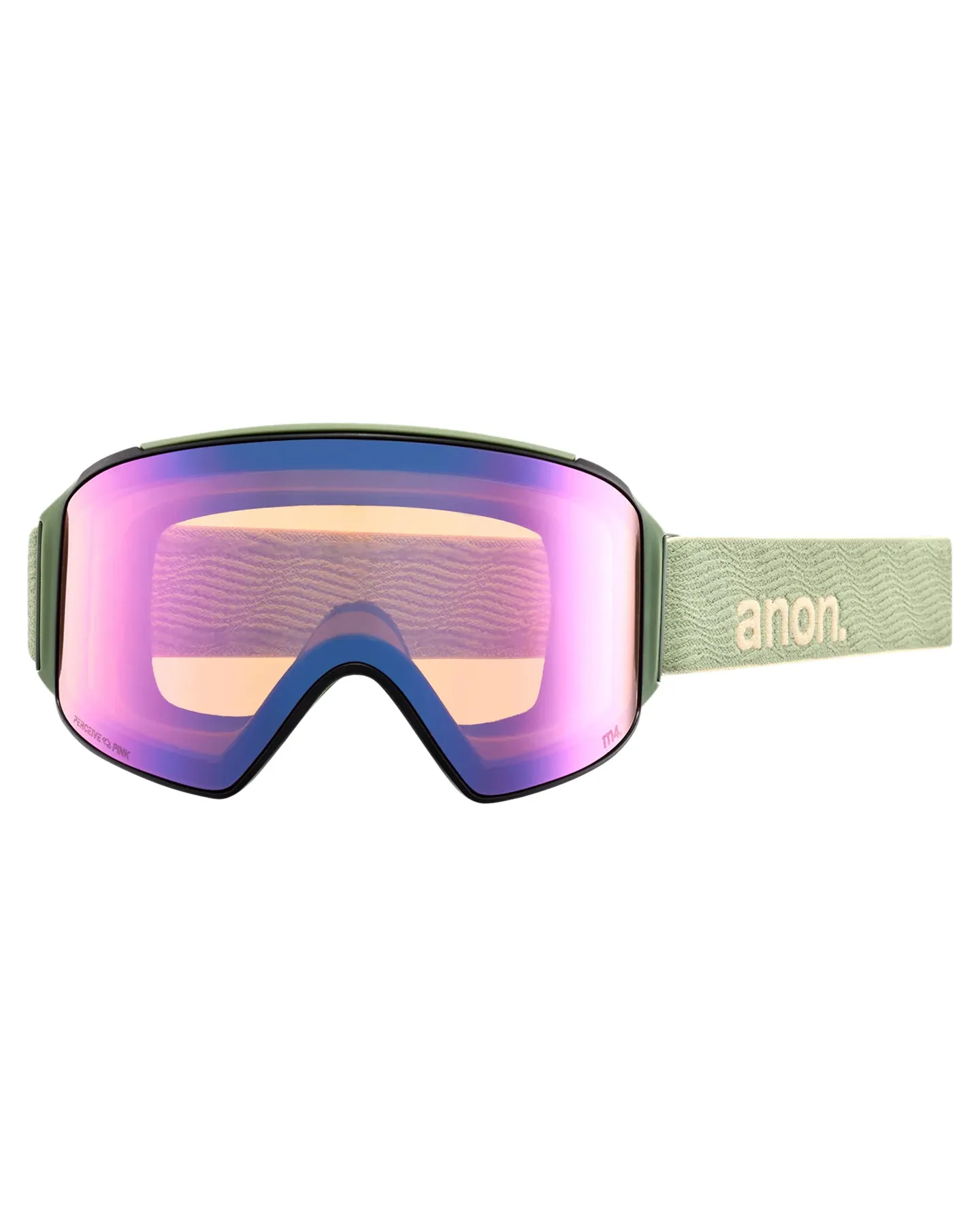 Anon M4 Cylindrical Snow Goggles + Bonus Lens + Mfi Face Mask - Hedge/Perceive Variable Green Lens