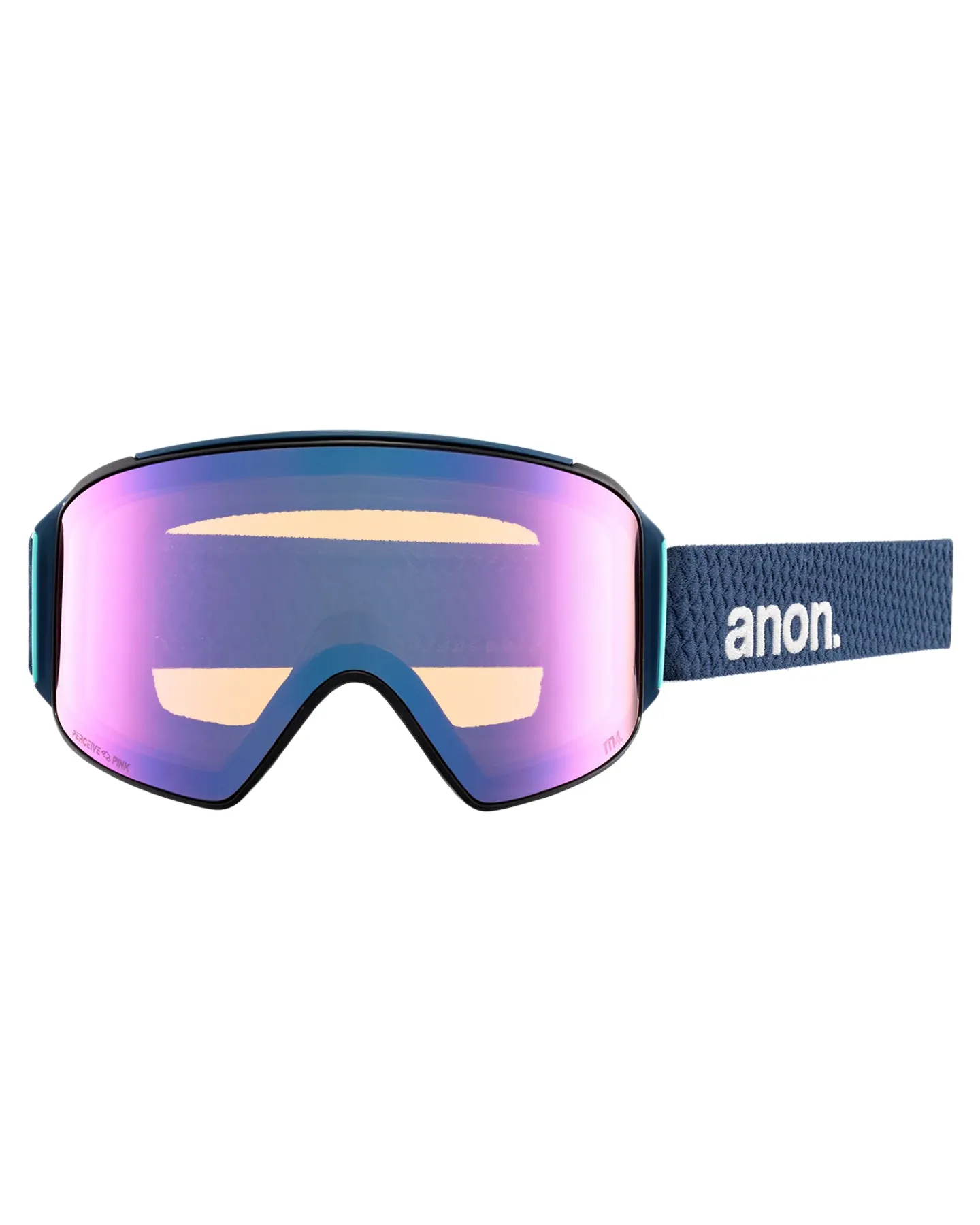 Anon M4 Cylindrical Snow Goggles + Bonus Lens + Mfi Face Mask - Nightfall/Perceive Variable Blue Lens