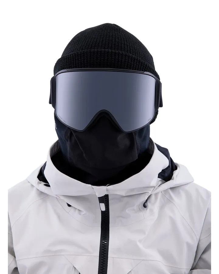 Anon M4 Cylindrical Snow Goggles + Bonus Lens + Mfi Face Mask - Smoke/Perceive Sunny Onyx Lens