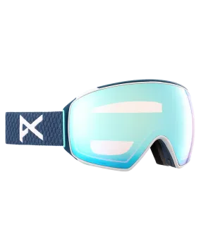 Anon M4 Toric Snow Goggles + Bonus Lens + Mfi Face Mask - Nightfall/Perceive Variable Blue Lens