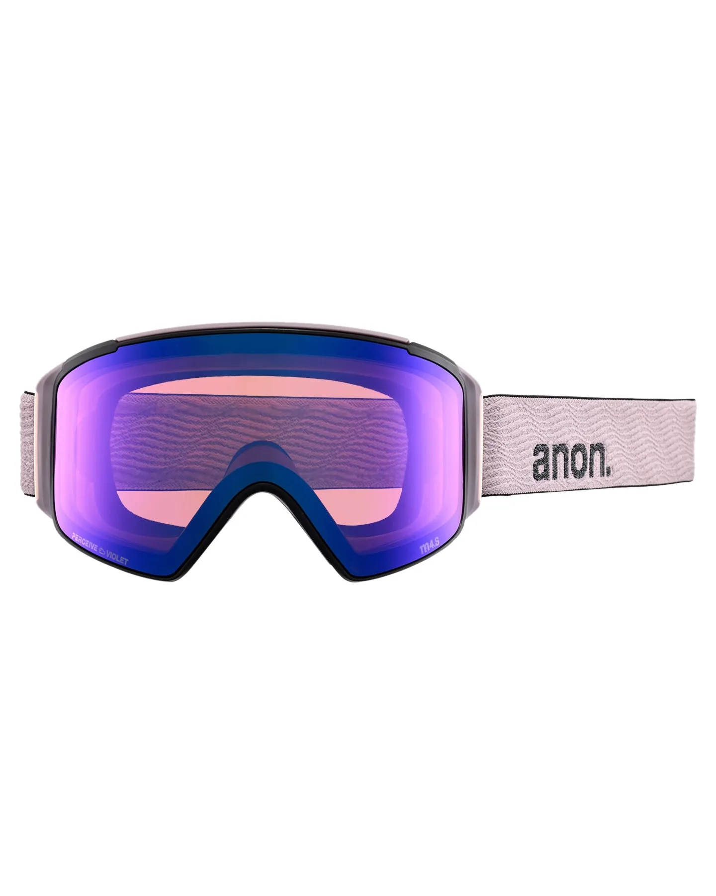 Anon M4S Cylindrical Snow Goggles + Bonus Lens + Mfi Face Mask - Elderberry/Perceive Sunny Onyx Lens