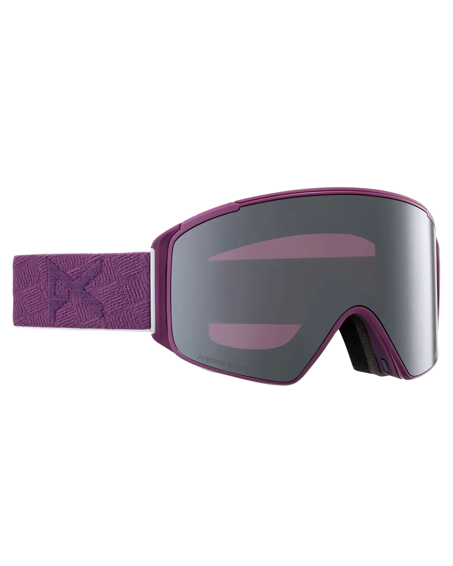 Anon M4S Cylindrical Snow Goggles + Bonus Lens + Mfi Face Mask - Grape/Perceive Sunny Onyx Lens