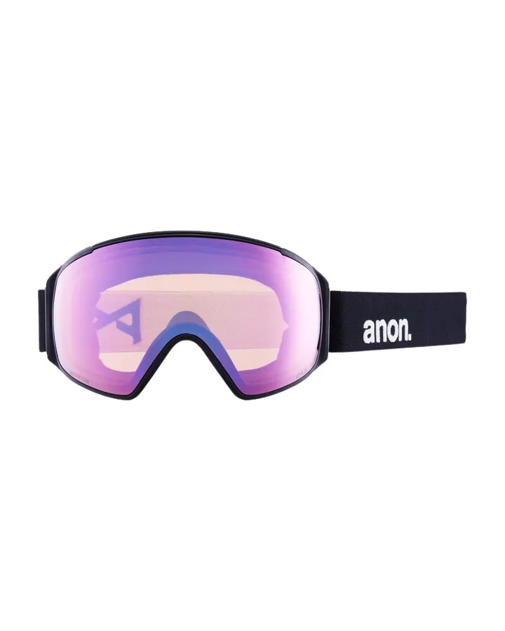 Anon M4S Toric Snow Goggles + Bonus Lens + Mfi Face Mask - Black/Perceive Variable Blue Lens