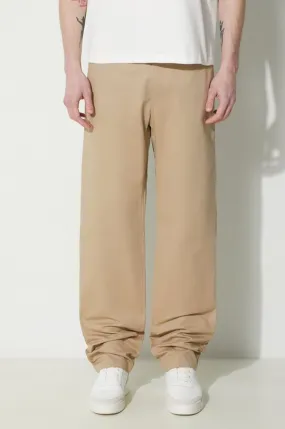 A.P.C. cotton trousers Pantalon Chuck beige color COGEW.H08408.BAA