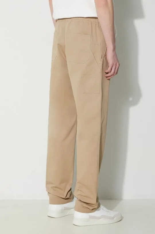 A.P.C. cotton trousers Pantalon Chuck beige color COGEW.H08408.BAA