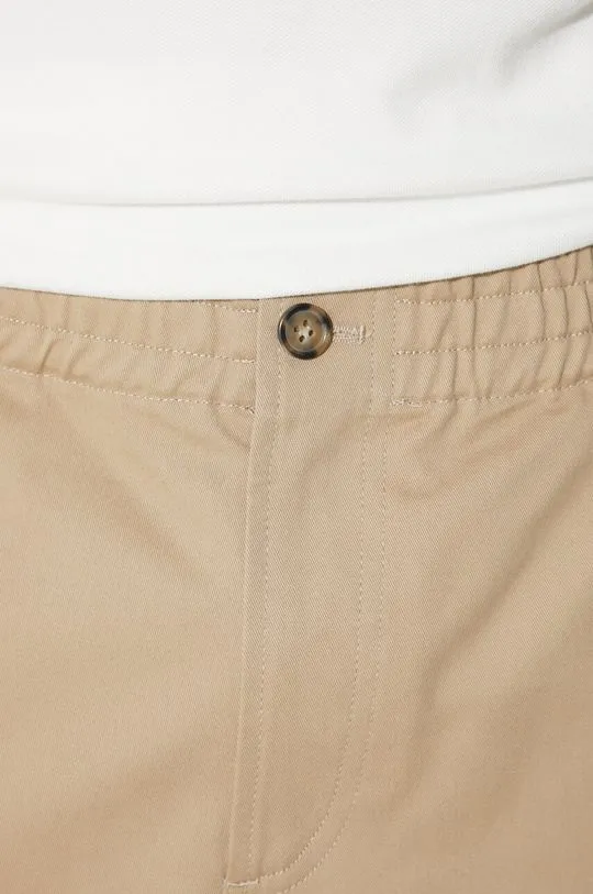 A.P.C. cotton trousers Pantalon Chuck beige color COGEW.H08408.BAA