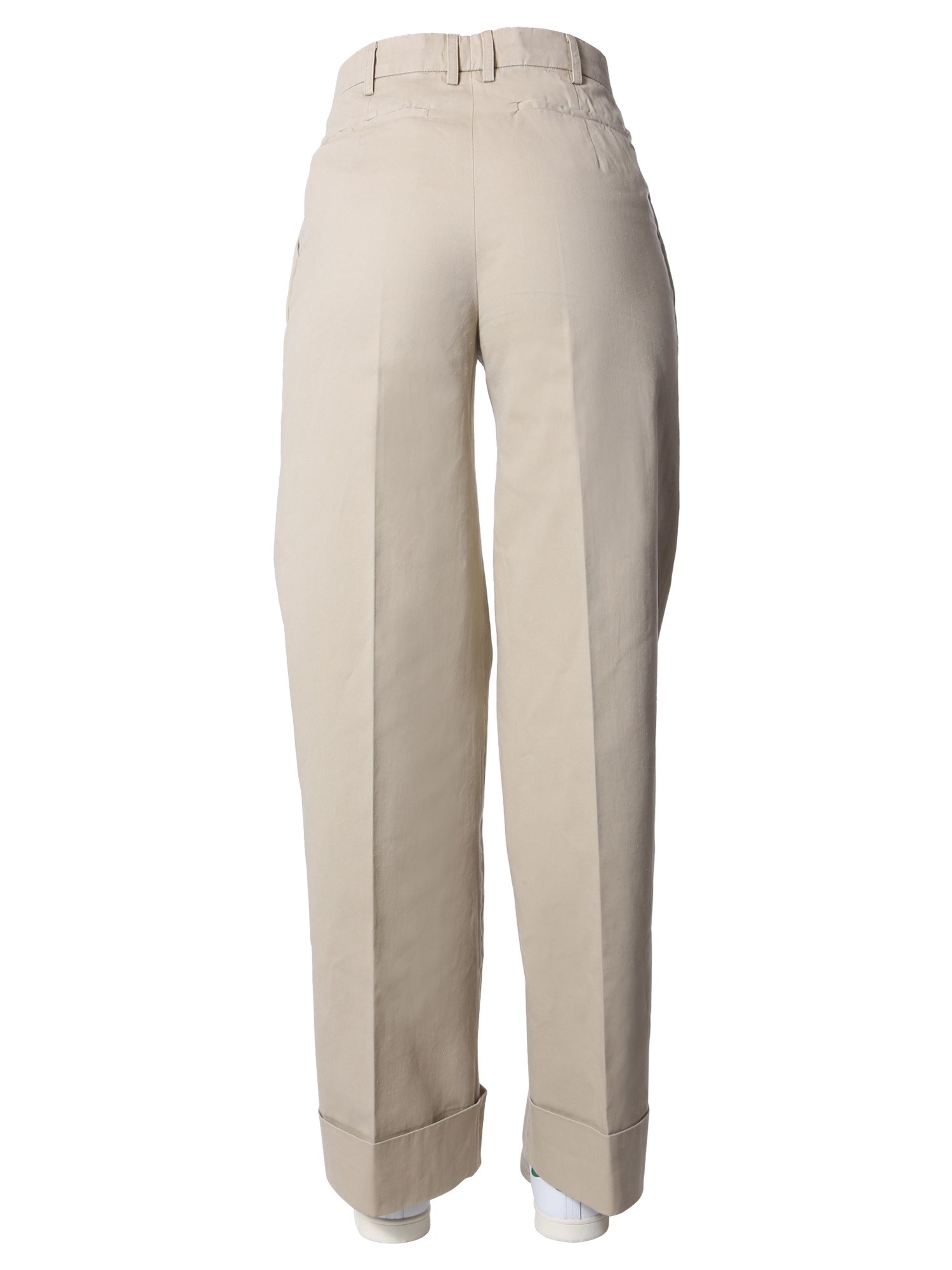 ASPESI    WIDE COTTON TROUSERS