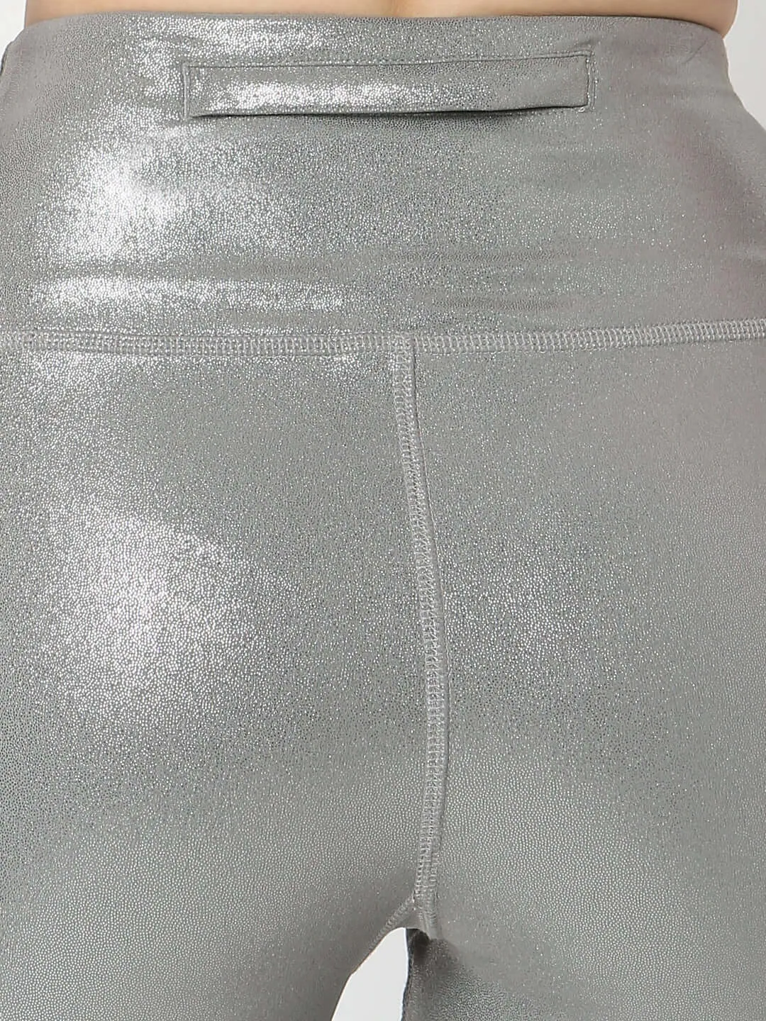 Ath Track Gloss Leggings Shiny Grey