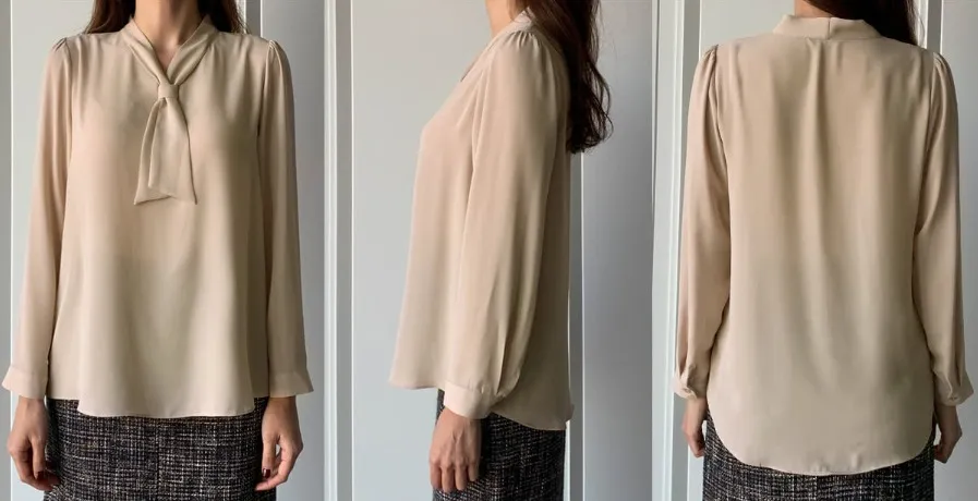 BADDIARY  |Long Sleeves Puff Sleeves Shirts & Blouses