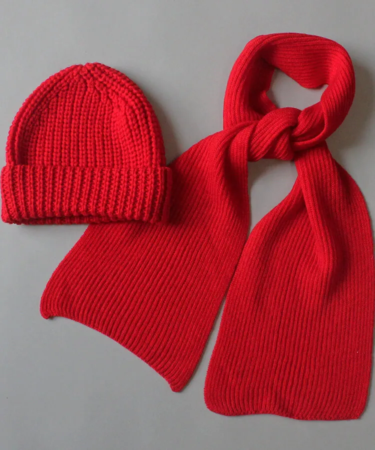 Beanie scarf baby