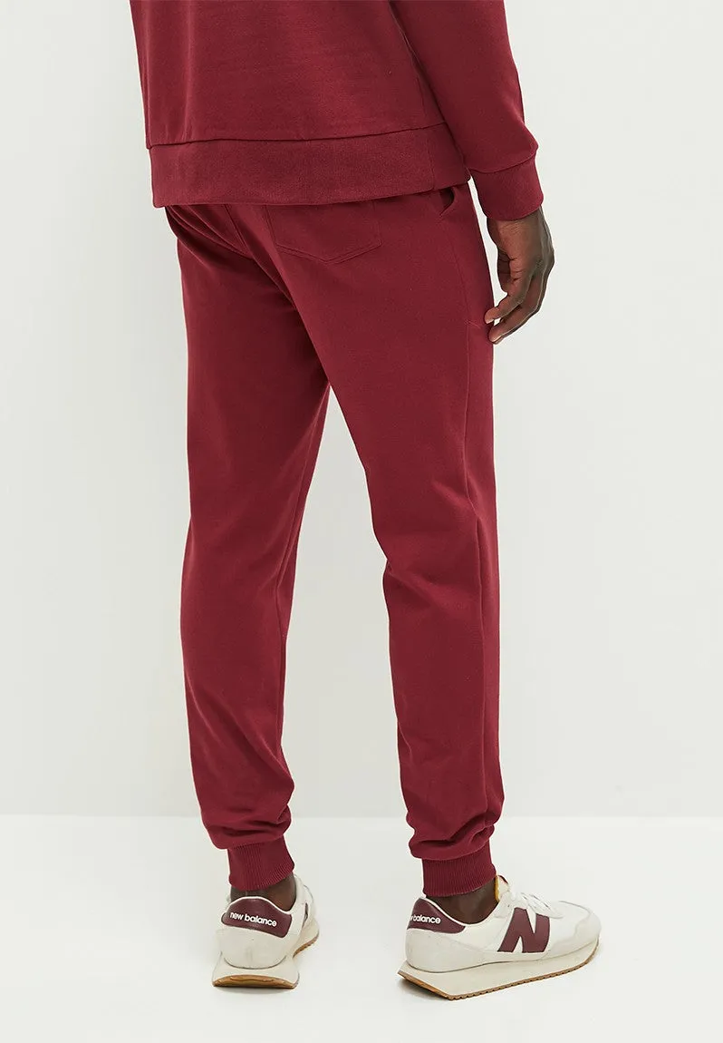 Ben Sherman Wbsj01 Mens Targer Jogger Pants Berry