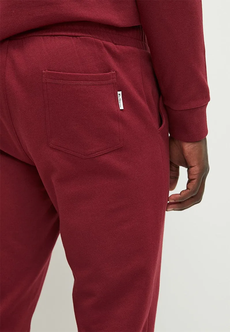 Ben Sherman Wbsj01 Mens Targer Jogger Pants Berry