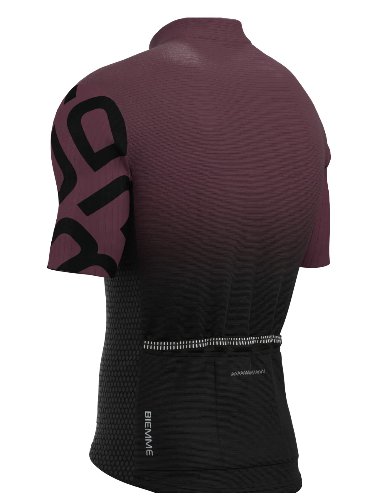 Biemme Acqua SS Cycling Jersey - Mens - Plum - Medium- Made in Italy