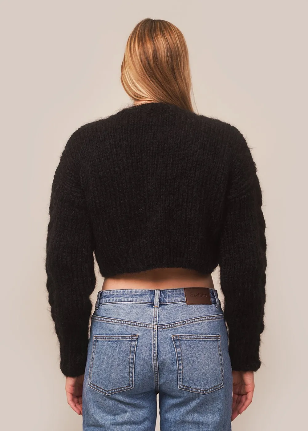 Black Francesca Cardigan