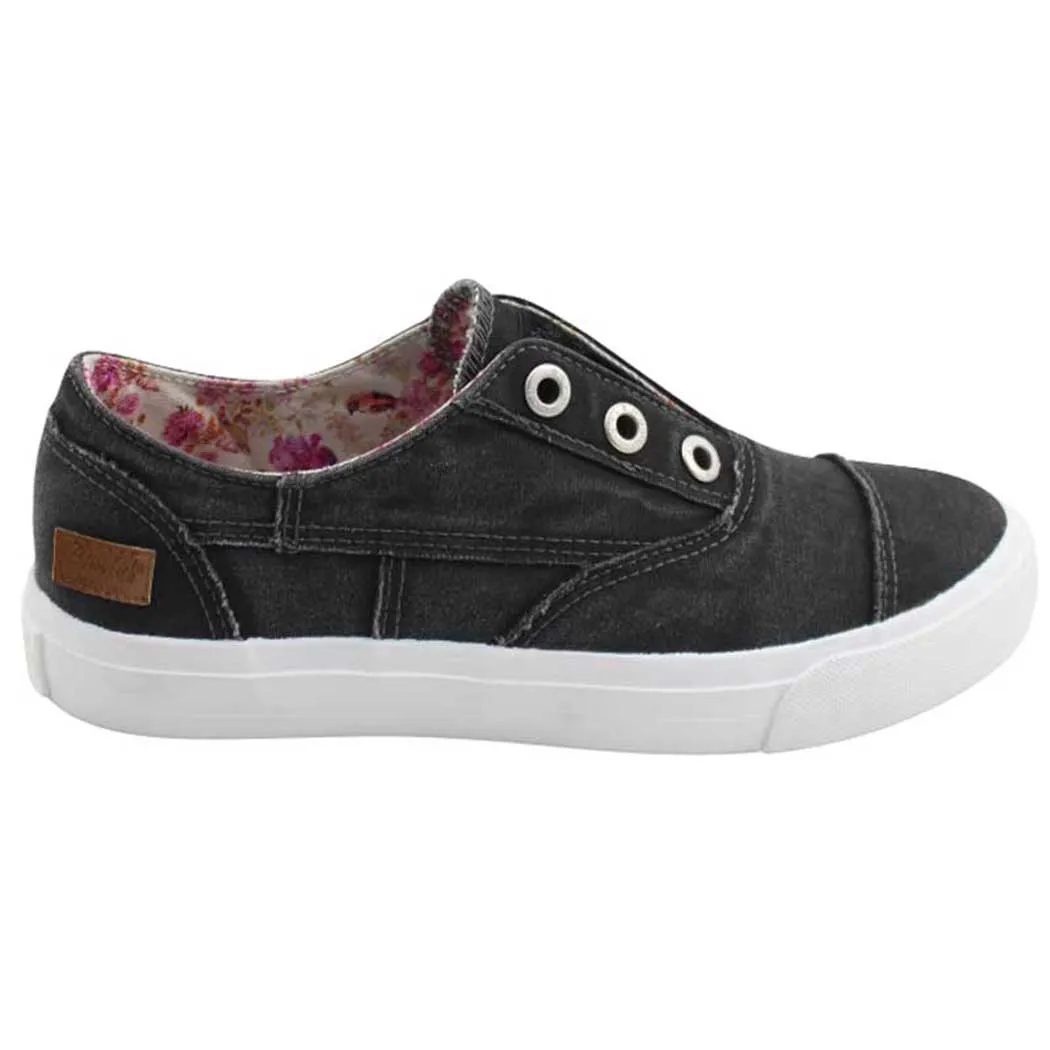 Blowfish Malia Sneaker Black Dusty Canvas (Women's)