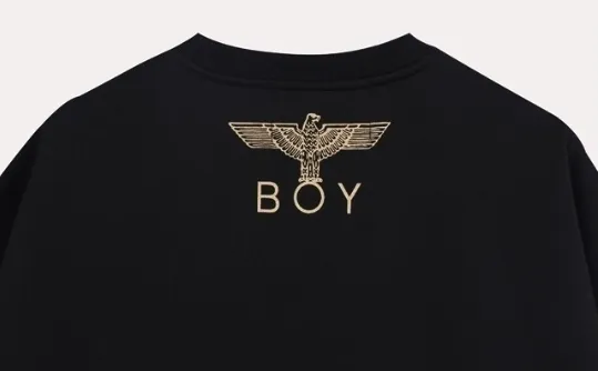 BOY LONDON  |Unisex Studded Street Style U-Neck Long Sleeves