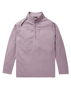 Burton Multipath Grid 1/4 Zip Fleece - Elderberry - 2023