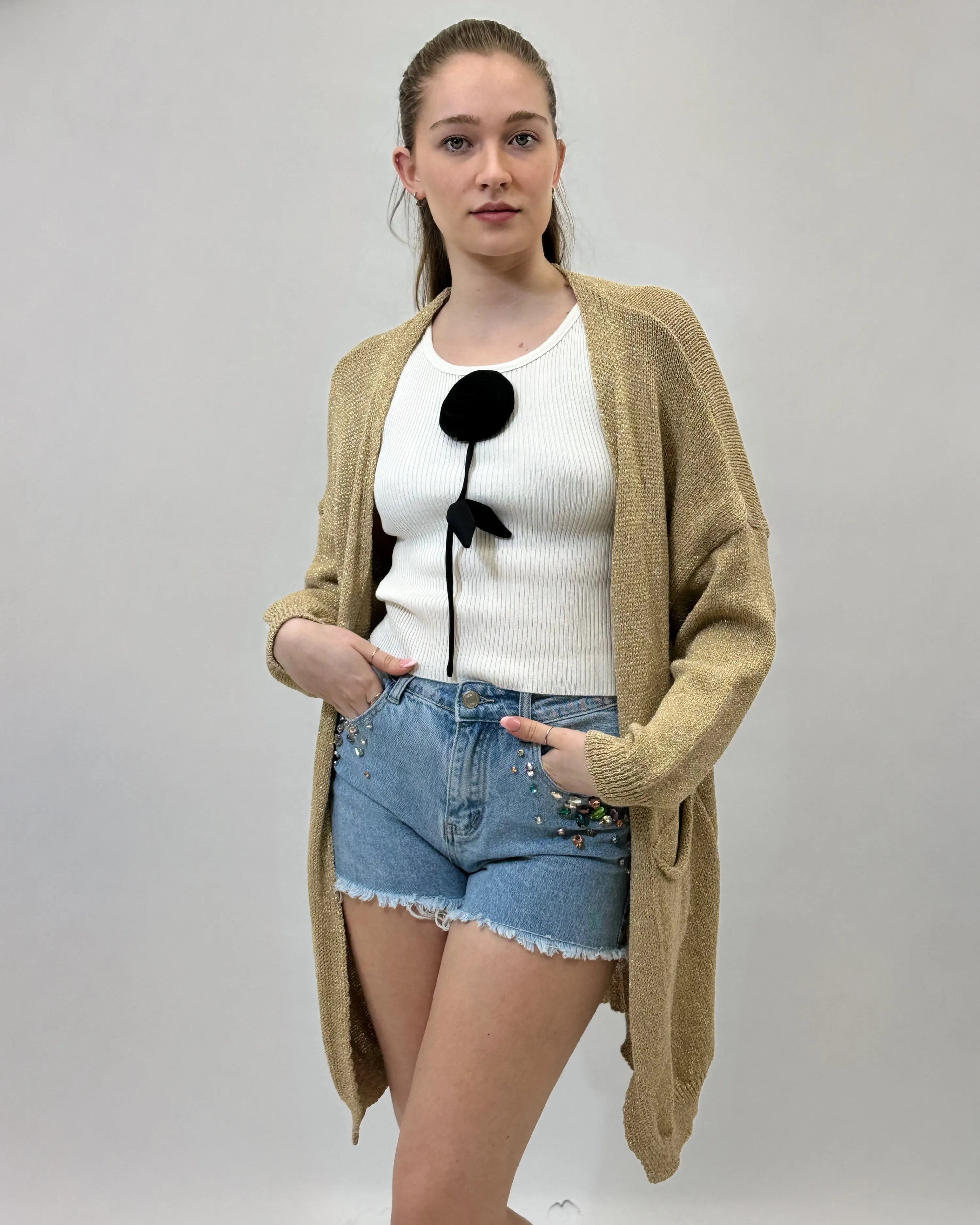 Cardigan con tasche