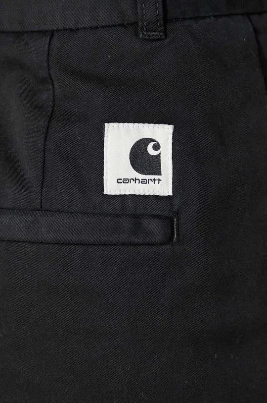 Carhartt WIP cotton trousers Leola Pant black color I033147.8906