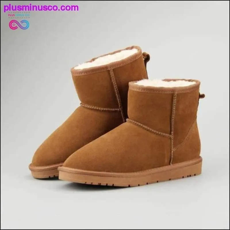 Casual classic warm wear-resistant anti-slip Genuine Leather