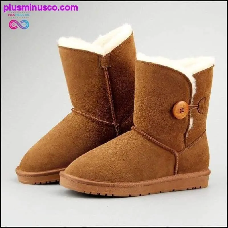 Casual classic warm wear-resistant anti-slip Genuine Leather