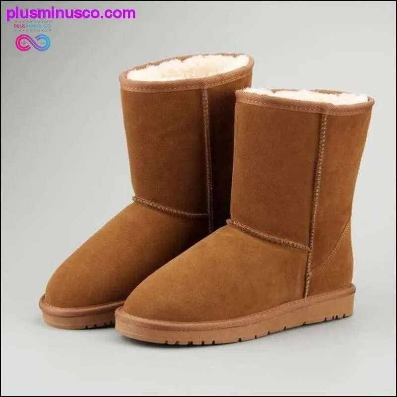 Casual classic warm wear-resistant anti-slip Genuine Leather