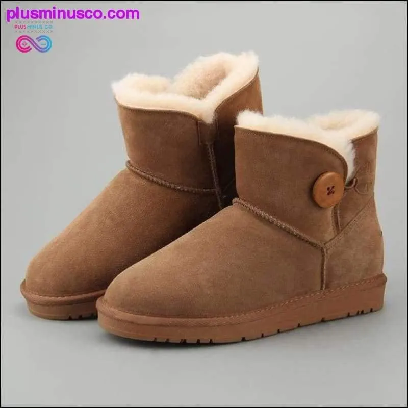 Casual classic warm wear-resistant anti-slip Genuine Leather