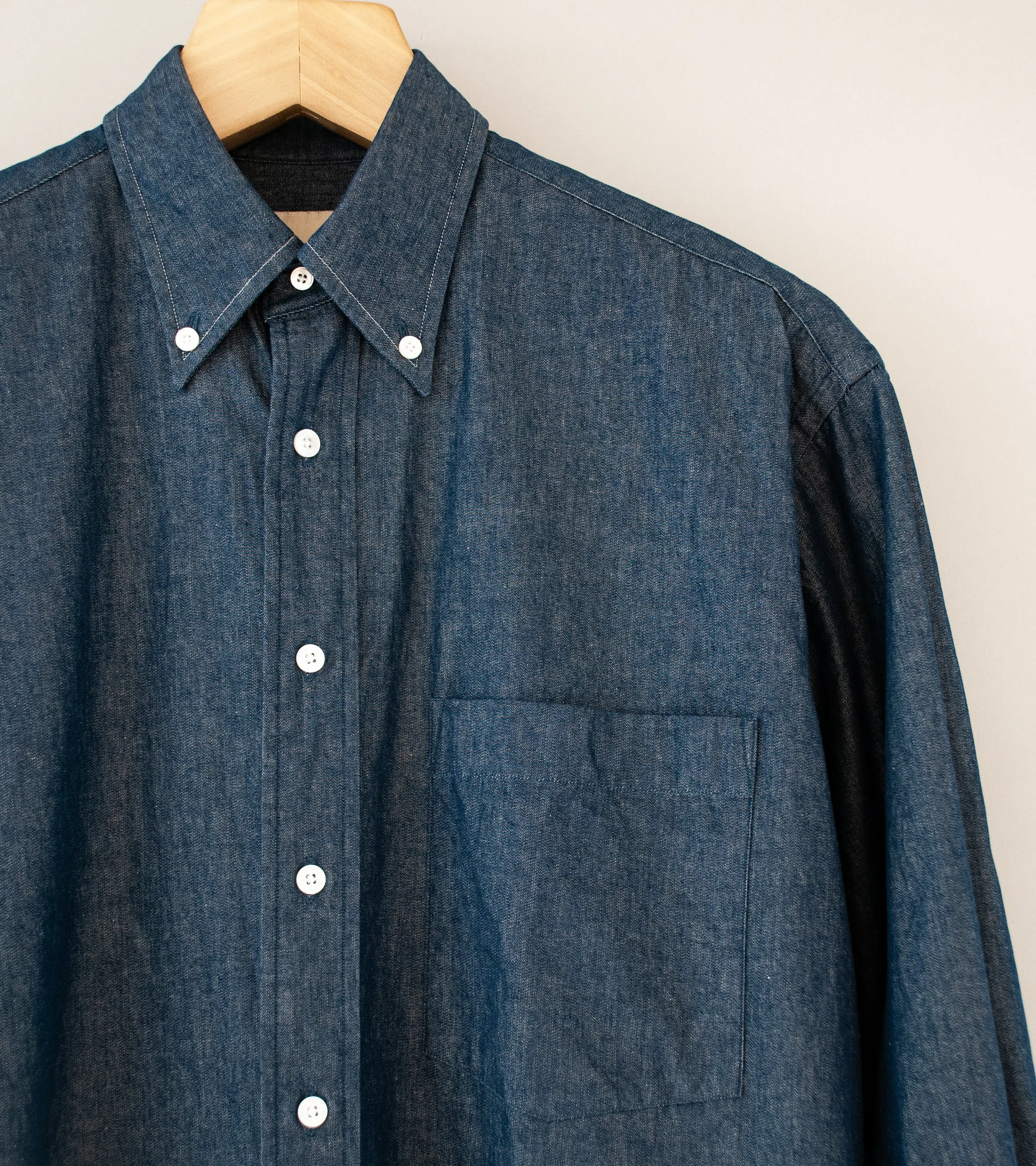 C'H'C'M' 'Button Down Shirt' (Indigo Denim)