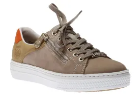 Columbo Grey Multicolour Lace-Up Sneaker 