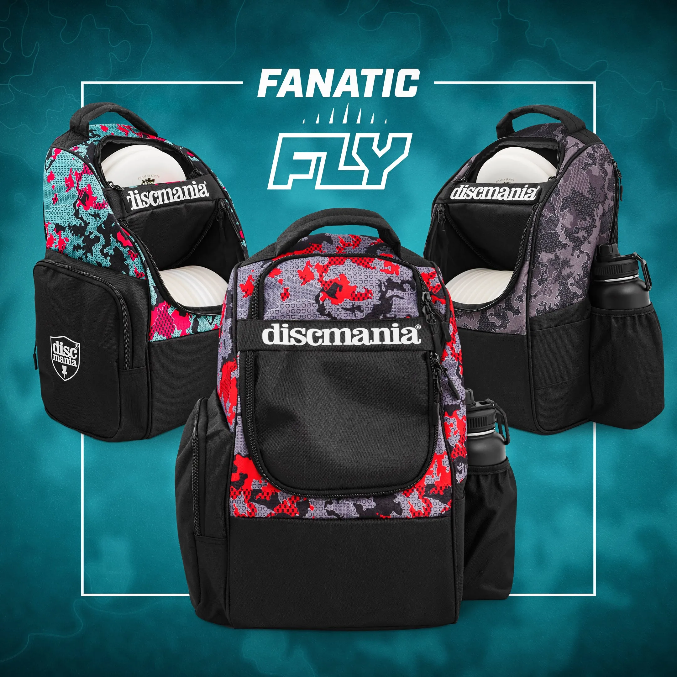 Discmania Fanatic Fly Disc Golf Backpack Bag