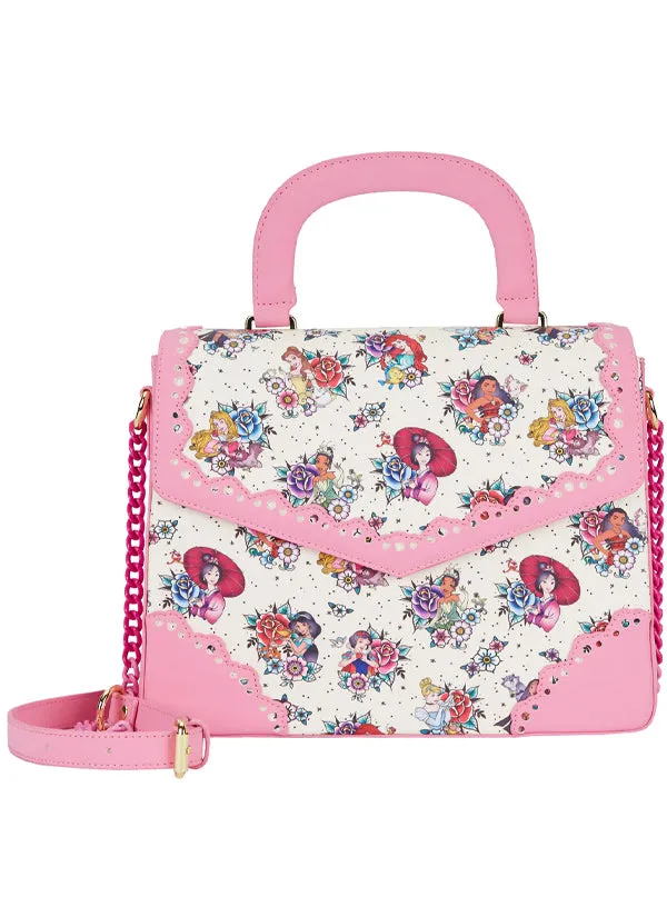 Disney Princess Floral Tattoo Crossbody Bag