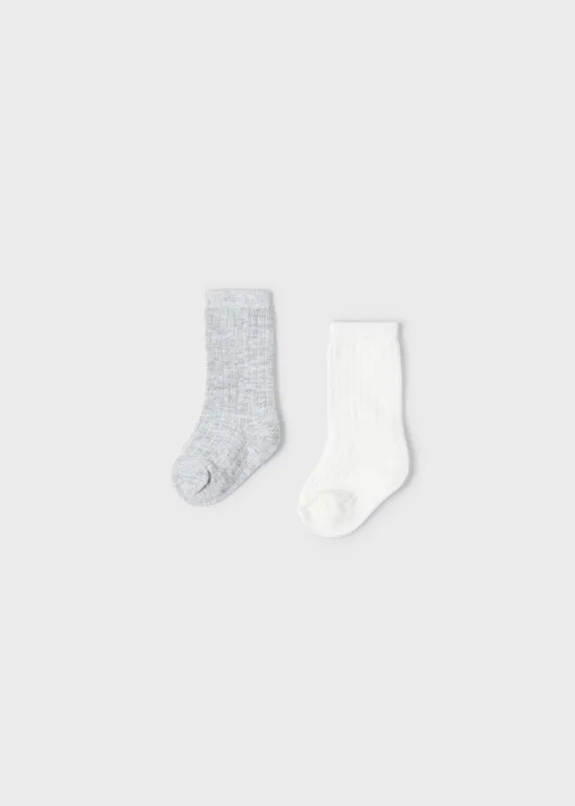 Dressy socks set for newborn boy - Moon