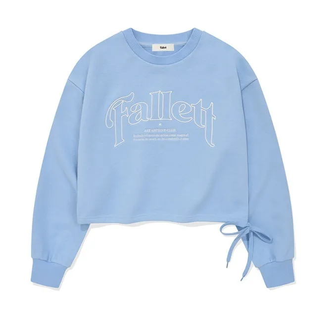 Fallett  |Crew Neck Street Style U-Neck Long Sleeves Plain Cotton