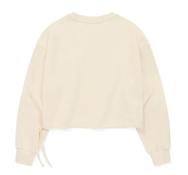 Fallett  |Crew Neck Street Style U-Neck Long Sleeves Plain Cotton