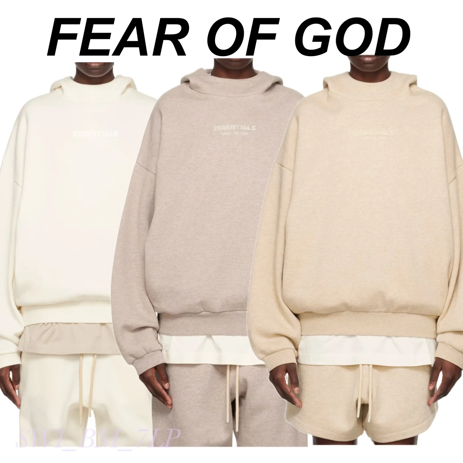 FEAR OF GOD  |Unisex Street Style Long Sleeves Plain Cotton Oversized