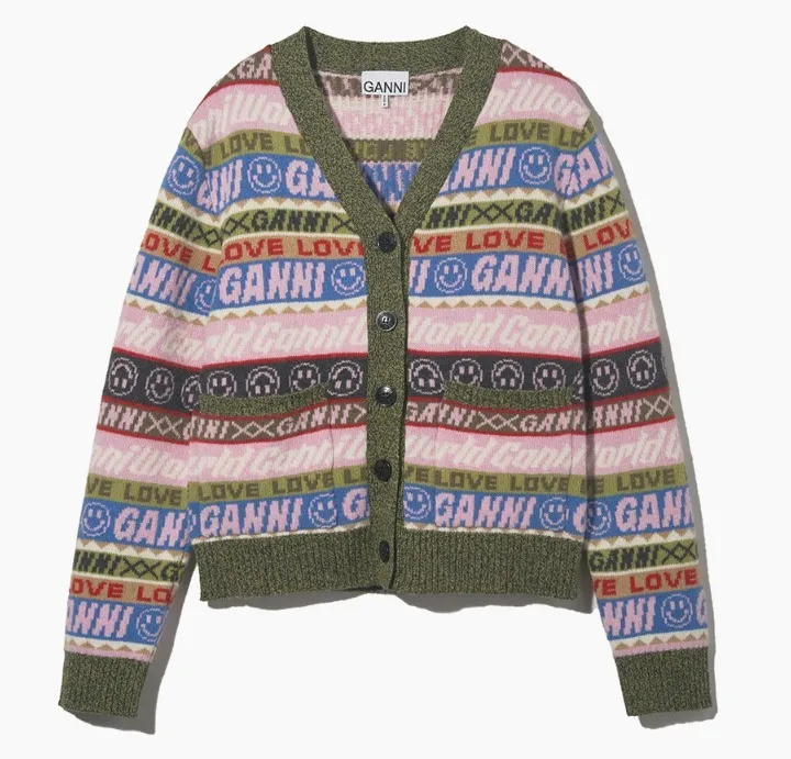 Ganni  |Long Sleeves Cardigans