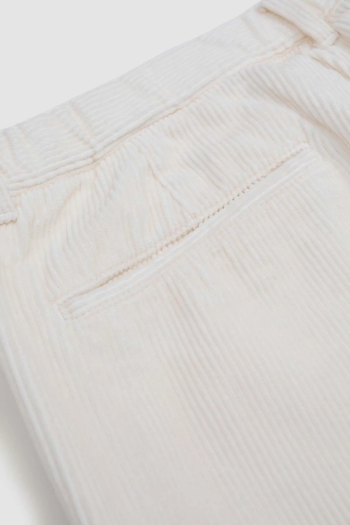 Garment Dye Corduroy Pants - Off White