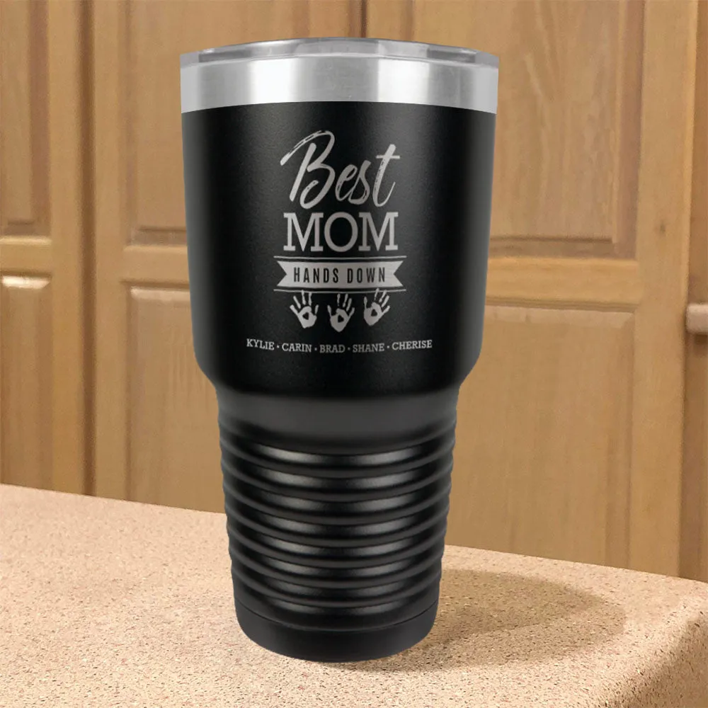 Hands Down Personalized Stainless Steel Tumbler