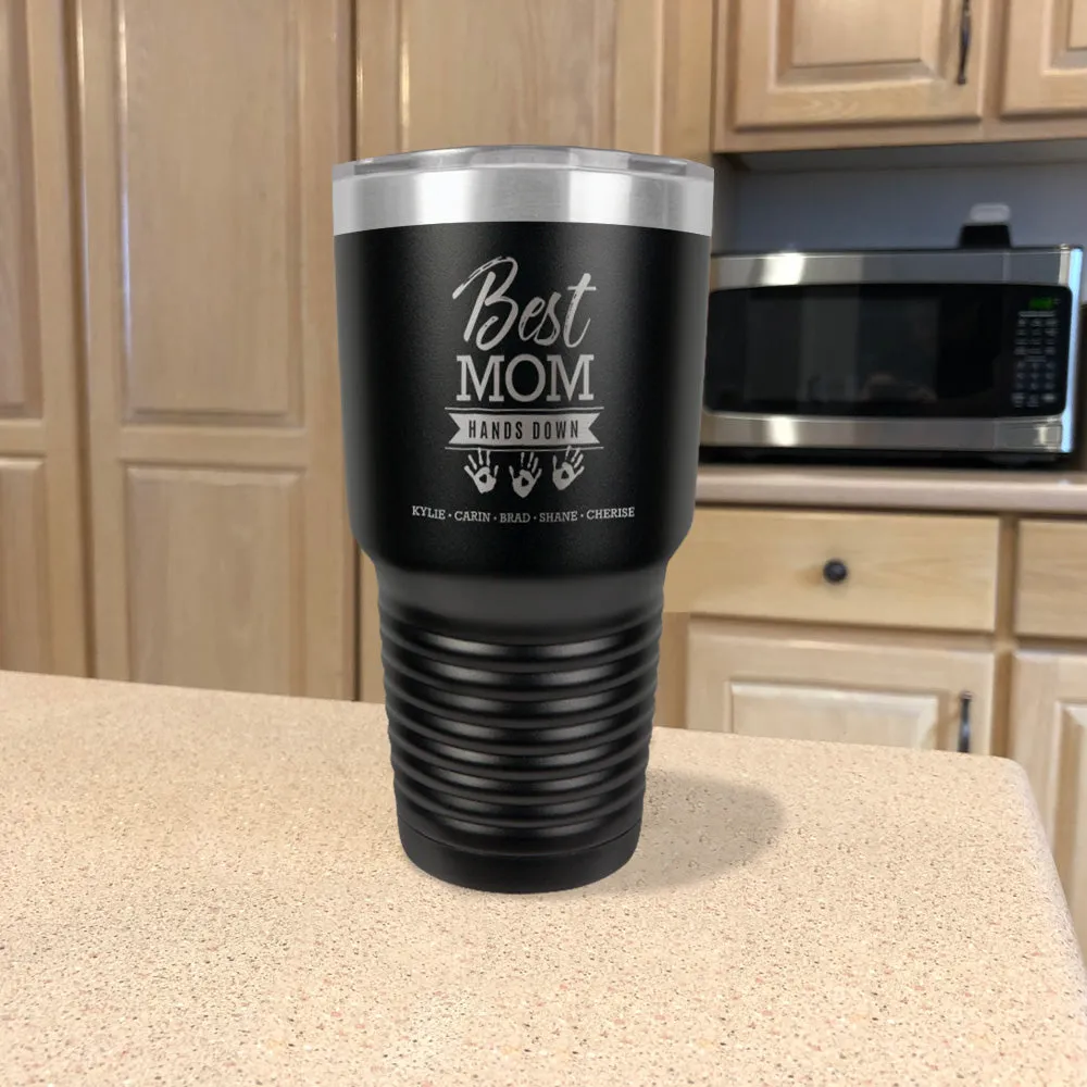 Hands Down Personalized Stainless Steel Tumbler